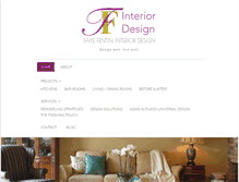 Tablet Screenshot of fayefentininteriordesign.com